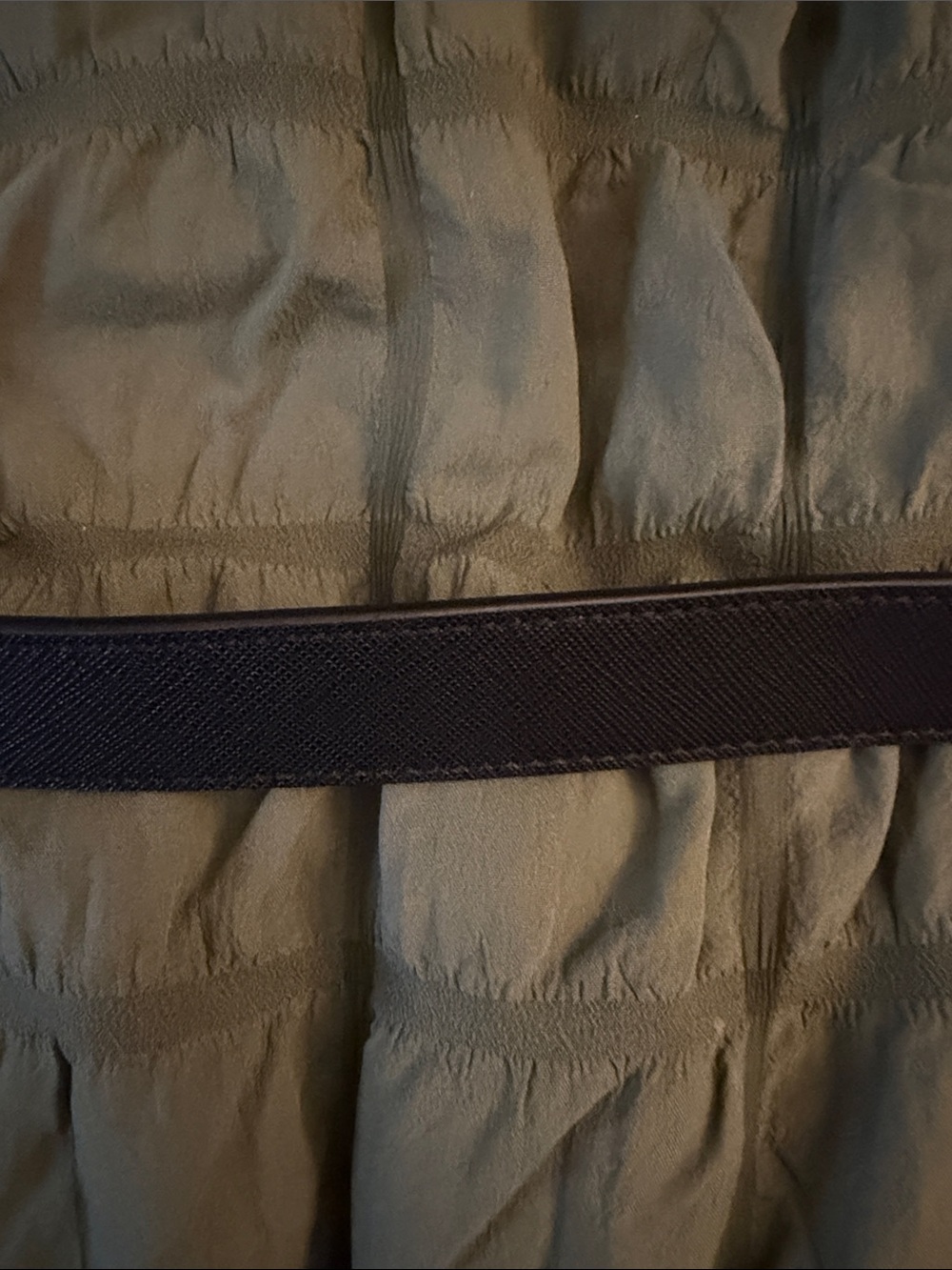 Tory Burch Reversible Black/Brown Leather Belt with Gold Logo Buckle, Size XL - Picture 8 of 8